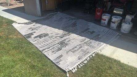 Area rug unique loom Cherokee 8’•10’ grey