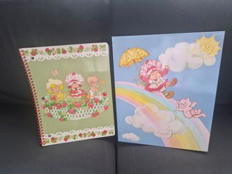 Straberry short cake notebook & folder