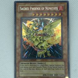 Konami Yugioh TCG Sacred Phoenix Of Nephthys (foil)