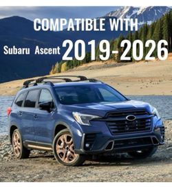 HmmtyRack 300lbs Lockable Roof Rack Cross Bars Compatible with Subaru Ascent 2019-2025