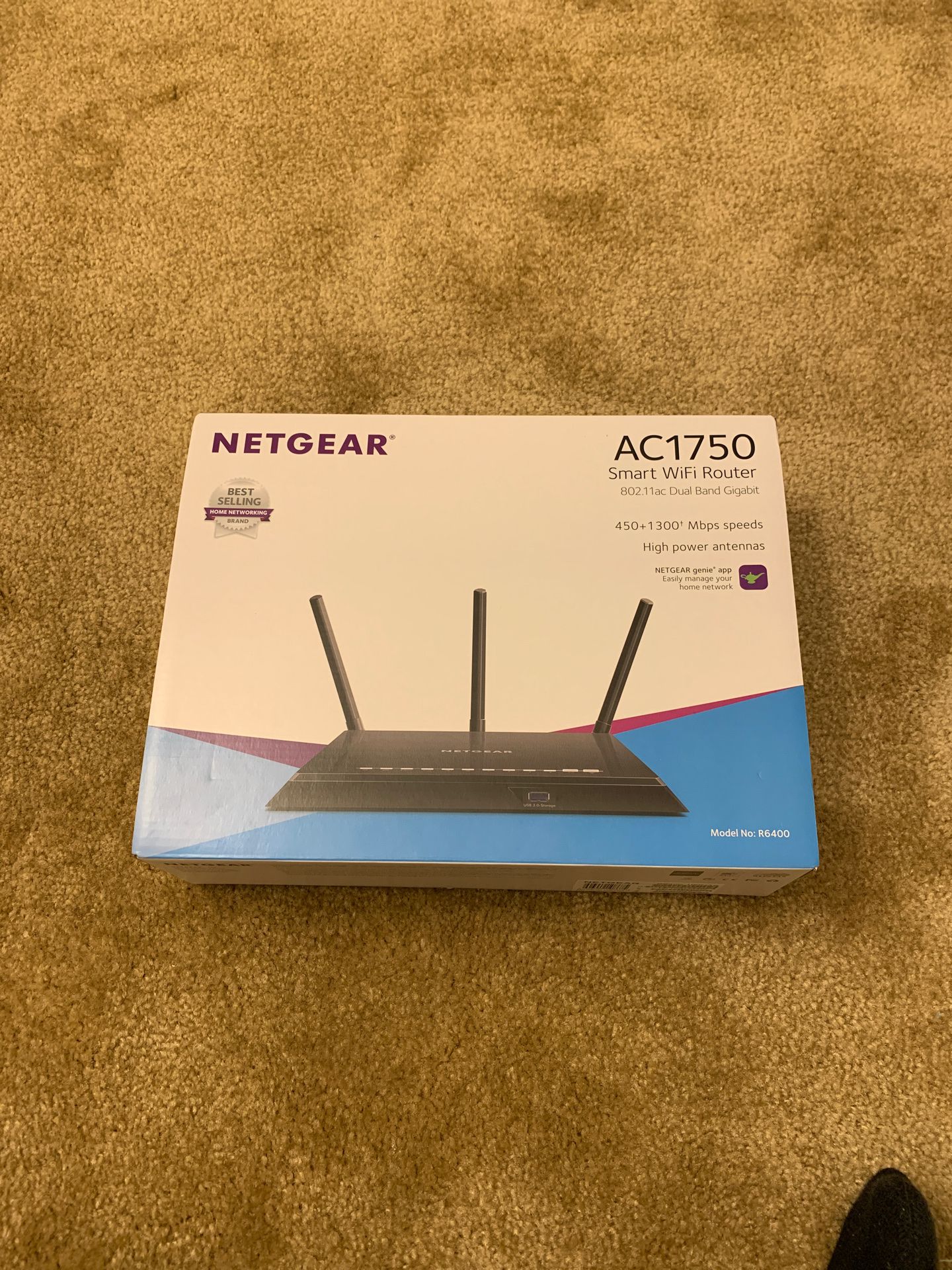 Netgear AC1750 WiFi router R6400