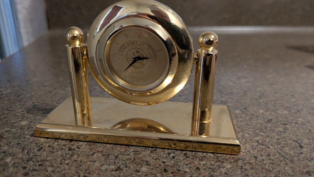 University Of Denver Clock/Paperweight (Small)