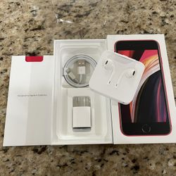IPHONE SE empty Box w/Accs  Cable, Adapter,Earphone 