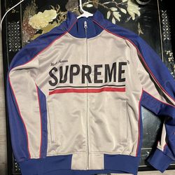 Supreme World Famous Jacquard Track Jacket 