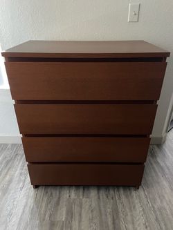 IKEA drawers walnut brown