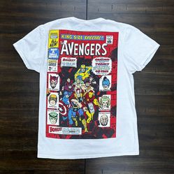 Marvel Comics Avengers White T-Shirt – Youth Small