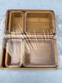 Smirly Bamboo Drawer Organizer Set