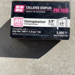 Box Of Construction Staples  
