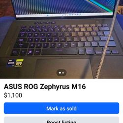 Rog Zephyrus M16