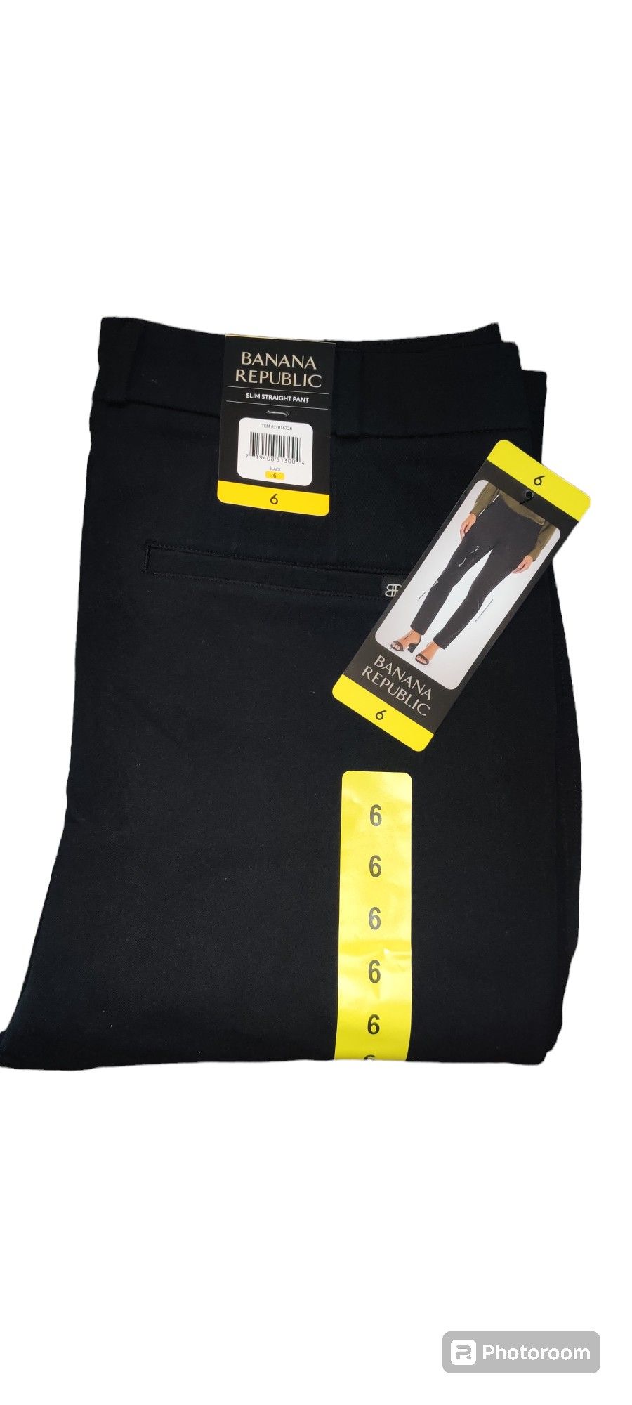 banana republic slim straight pants size 6