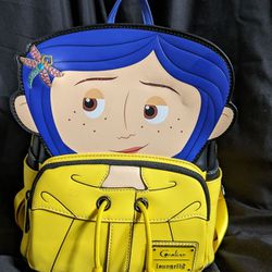 Coraline Raincoat Loungefly Mini Backpack 
