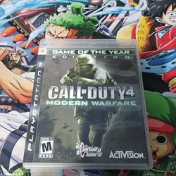 Call Of Duty 4 Modern Warfare PlayStation 3/PS3 (Read Description)