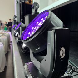 140$ LED Moving Head 19x15W RGBW Wash/Zoom