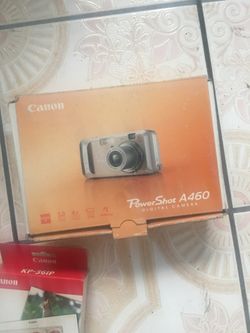 Brand new camera with picture printer