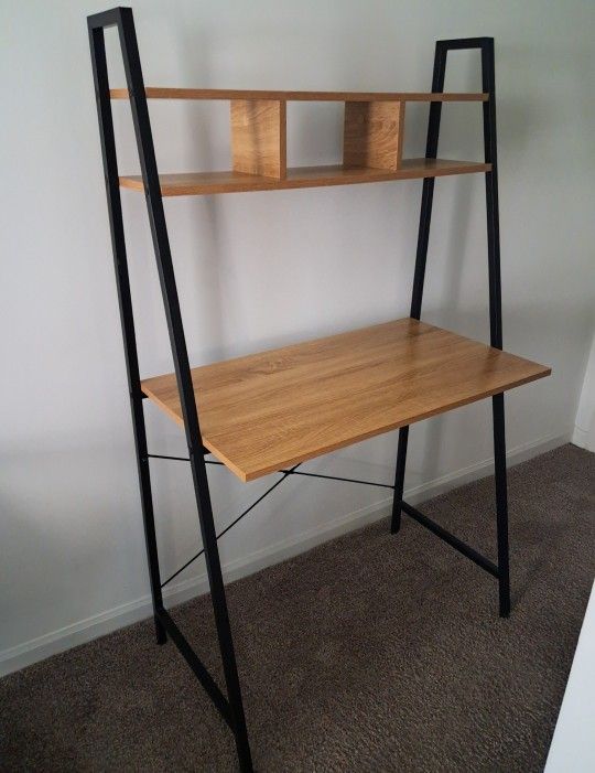 Ladder Bookshelf Desk