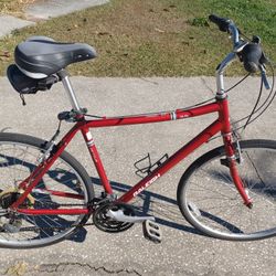 Raleigh Detour 3.5 Like New Hybrid bike bicycle, 700 tires, 23" frame bought and barely used all tuned up - $80 FIRM