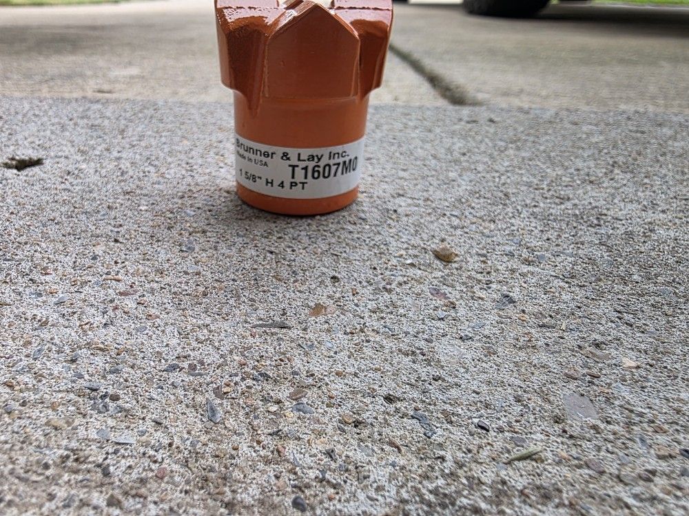 Brunner & Lay T1607M0 Rock Drill Bit 1 5/8" H4PT