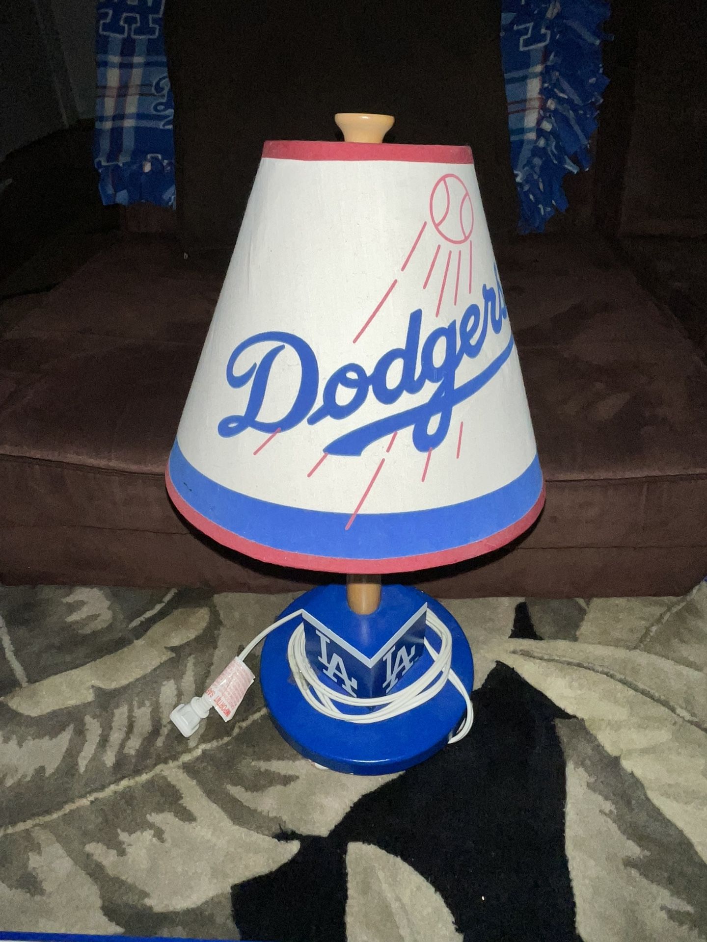 Los Angeles Dodger Lamp