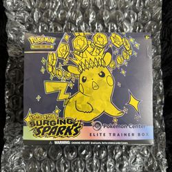 Pokemon Center Surging Sparks ETB