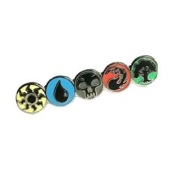 Magic The Gathering MANA Elements Lapel Pin