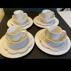 Vajilla 16piezas Blanca Marbella 