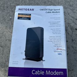 New Netgear Cable Modem CM500