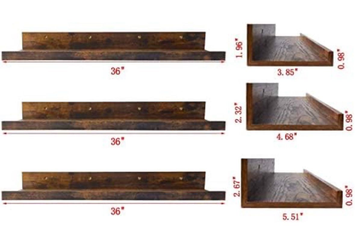 Floating Shelves Set of 3