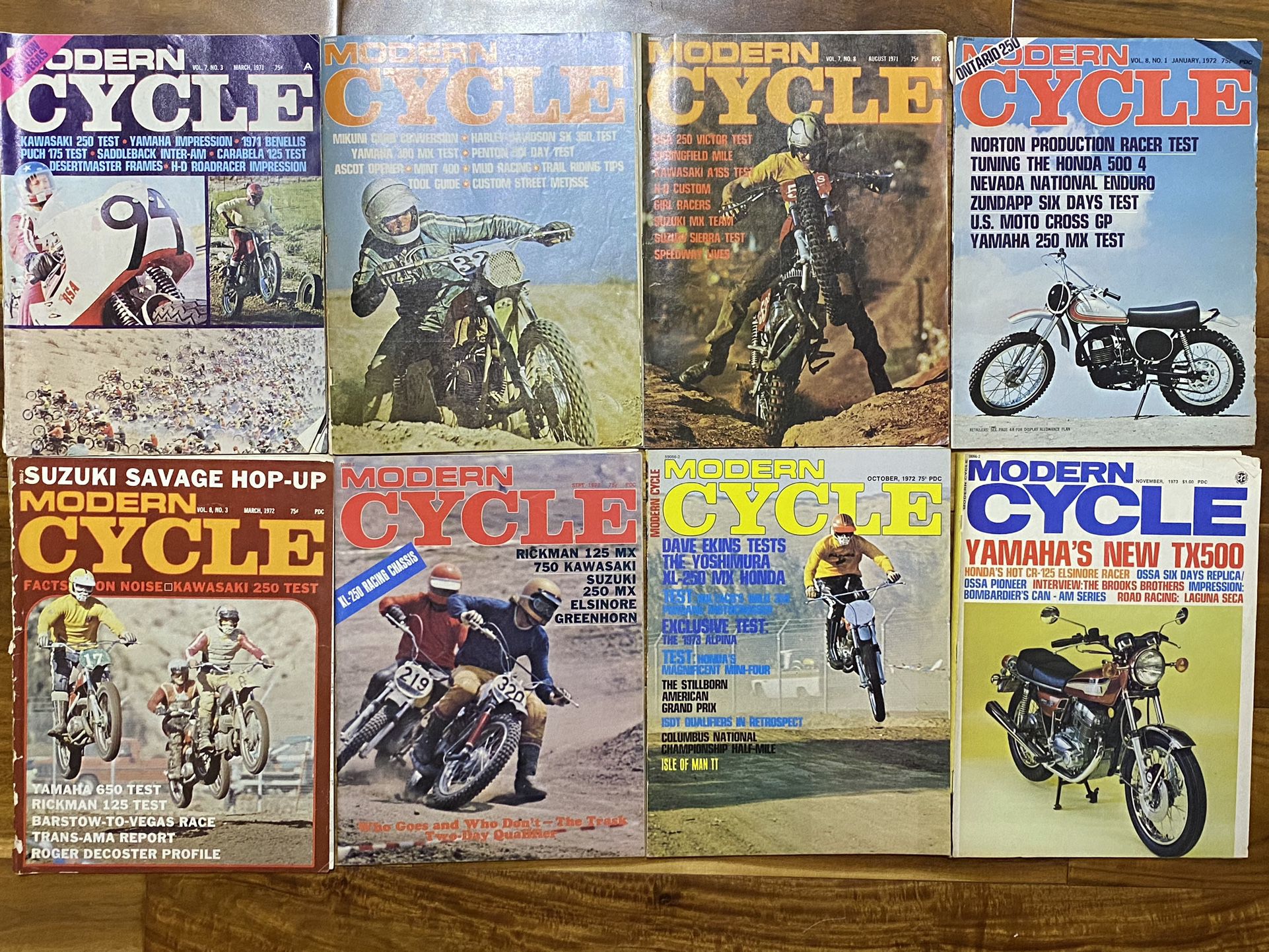 Vintage Motorcycle magazines $40