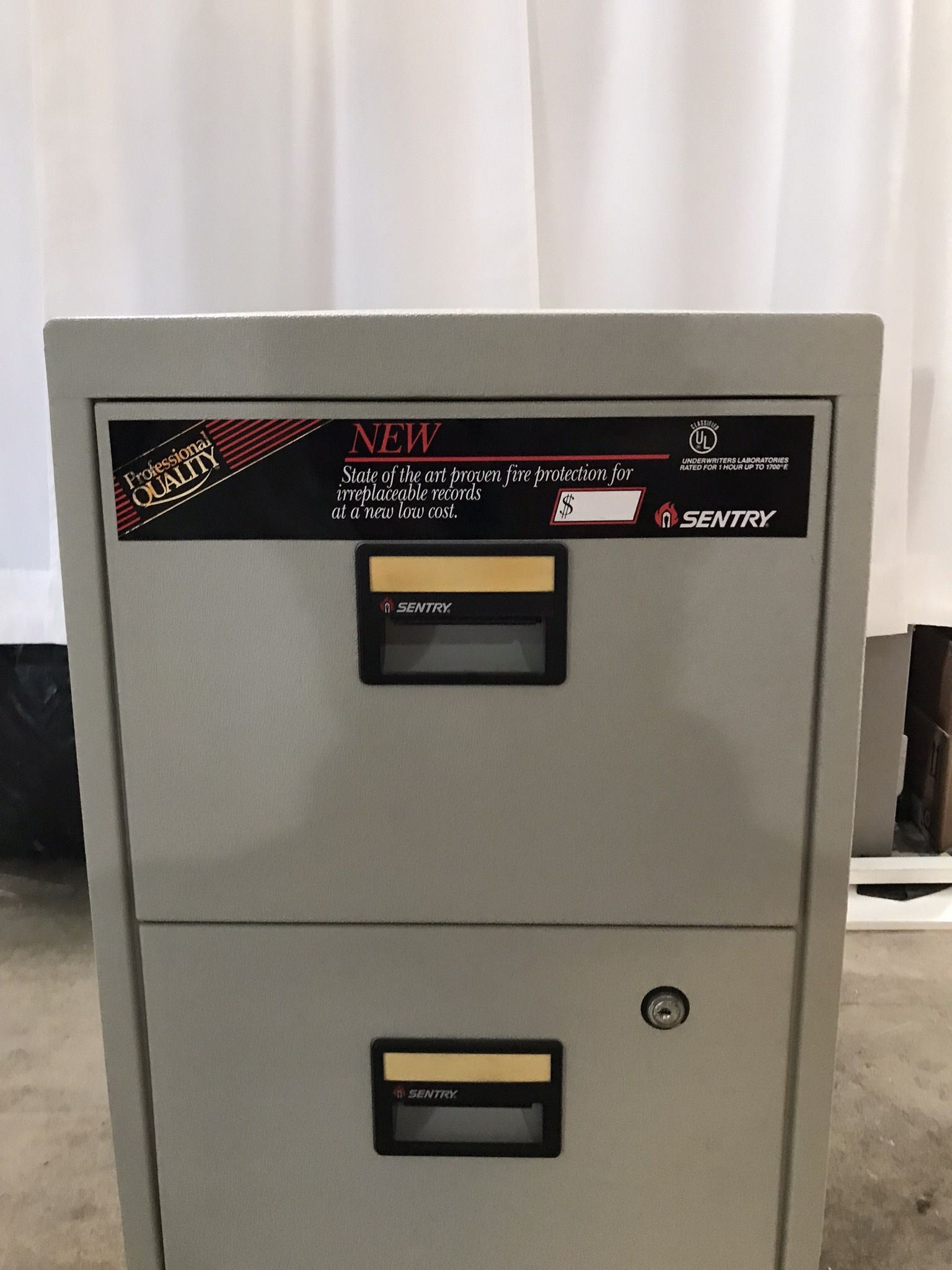 Sentry Fire Proof Two Drawer Filing for Sale in Carlisle Brks