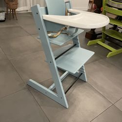 Stokke tripp trapp High Chair With Extras And Free Insert