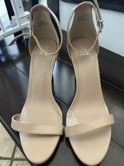 Beige Heels Sandals 