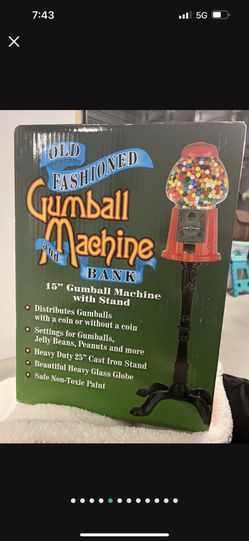 GREAT NORTHERN 15 in. Old Fashioned Vintage Candy Gumball Machine