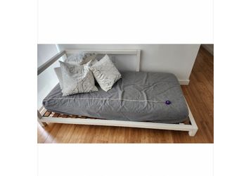 Twin Day Bed Frame with Mattress-West Elm
