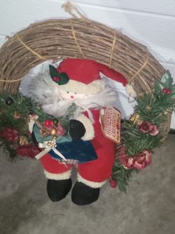 Santa Wreath