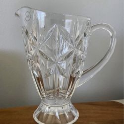 Lenox Pitcher Shooting Star Full Lead Crystal 40oz 