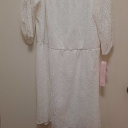 Beautiful White Summer Dress (OBO)