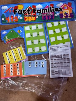Miscellaneous Math Items:Fact Families Addition and Subtraction Bulletin Board Set