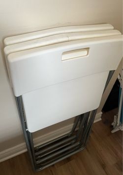 3 Folding Dining Chairs