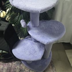 VETRESKA Heartpurrple 4-Level Cat Tree, Purple, Large