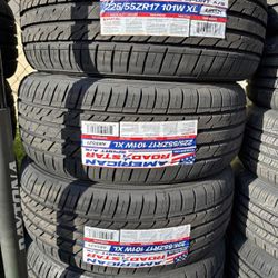 225/55/17 Vendo Un Set De Llantas Nuevas Marca American 🤩✅✅