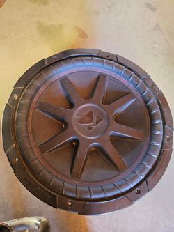 Kicker sub woofer 12 in blown hard