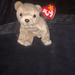 Almond Ty Beanie Baby DOB 4/14/1999 