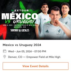 Mexico Vs Uruguay 