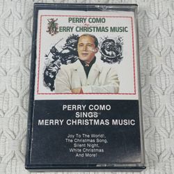 1985 Cassette PERRY COMO Sings Merry Christmas Music - Frosty, Classic Carols 