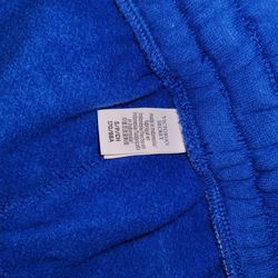 Worn once Victoria secret pink blue 🔵 shorts with pockets and drawstrings size medium