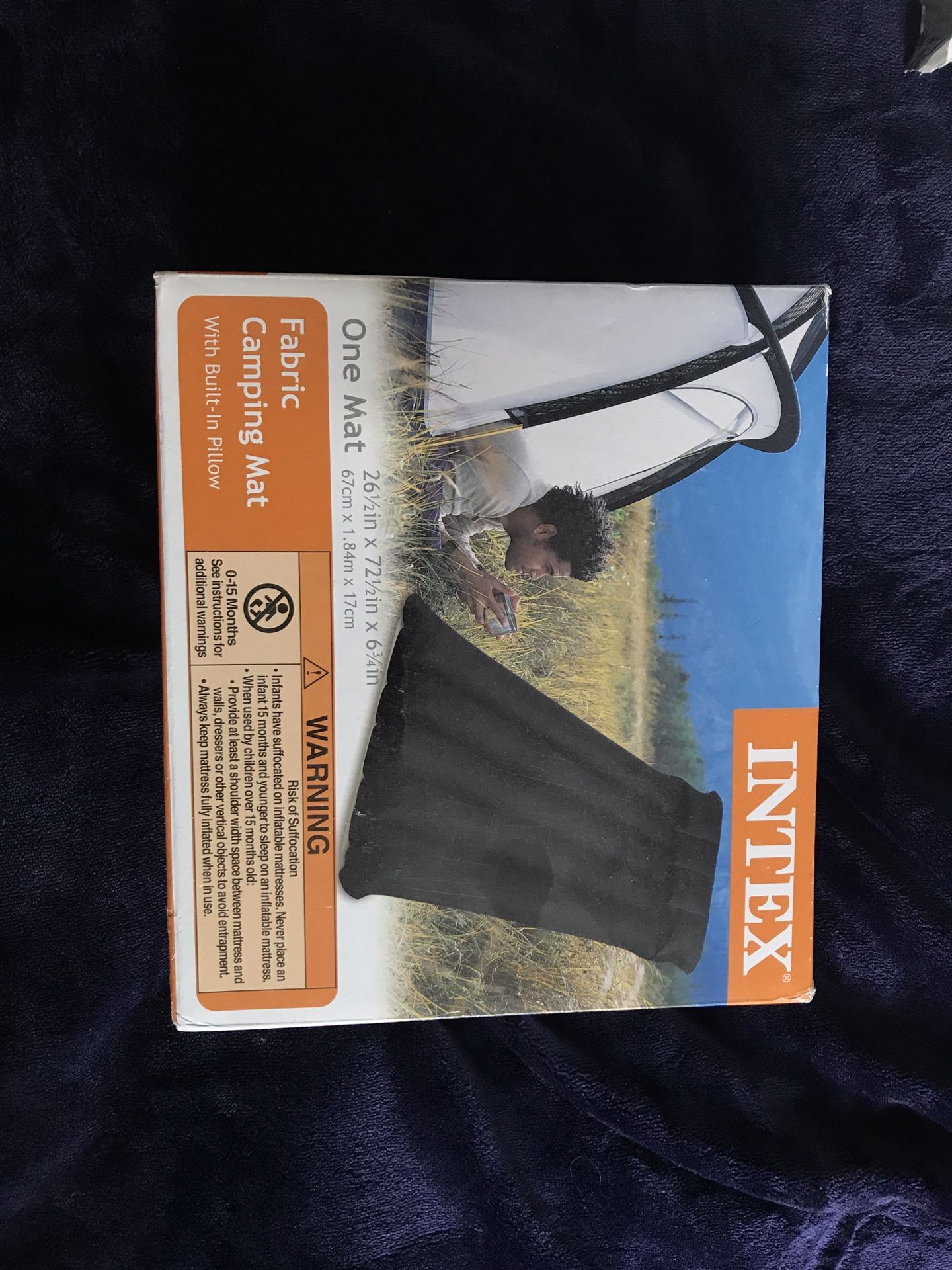 Brand new Intex inflatable camping & travel mat