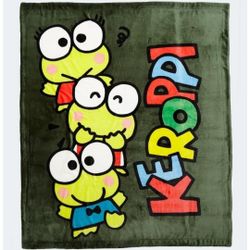 Keroppi Family Throw Blanket New 