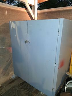 Movable Locking Storage Cabinet
