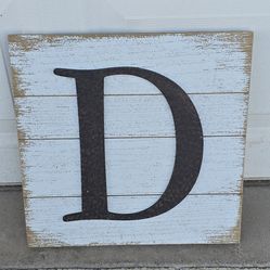 Letter D Wall art