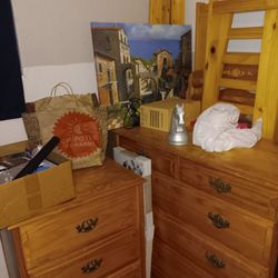 Full Bed Set And Mirror